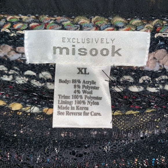 Exclusively misook boucle and eyelash jacket - Picture 5 of 8